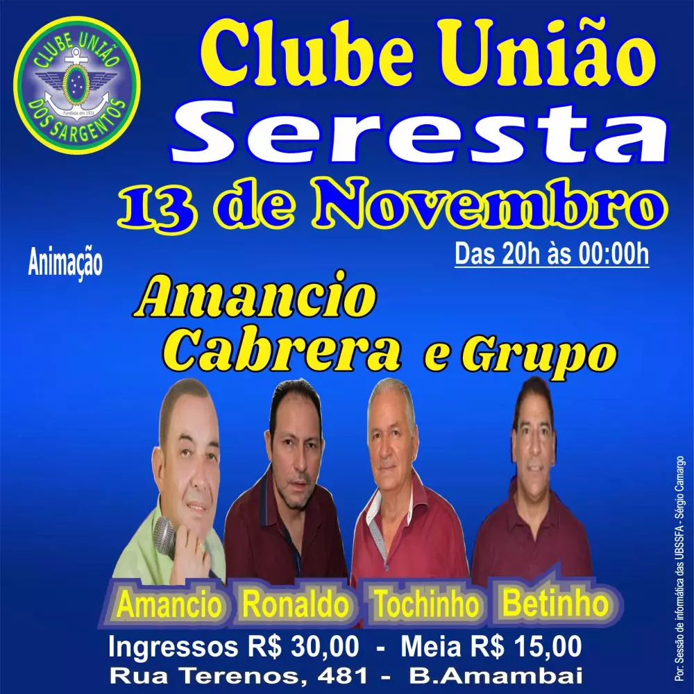 Seresta do Clube União 13/11/2024